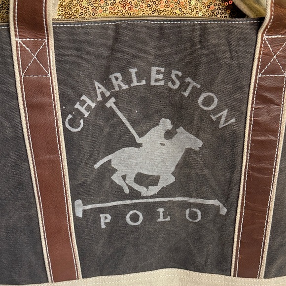 Brown and Gray Tote Bag - Picture 2 of 8